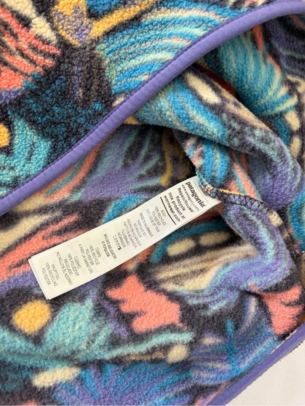 Patagonia Synchilla Snap-T Pullover Fleece Men's Size XL Joy Pitch Blue - Picture 9 of 13